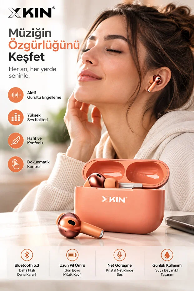 Xkın Tws85 True Wireless Kulak İçi Bluetooth Kulaklık