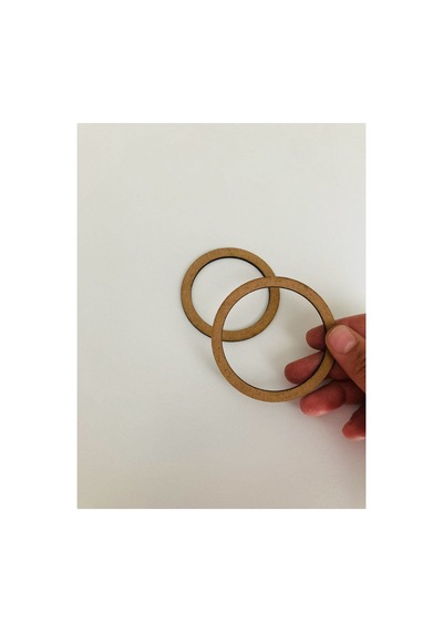 20 Adet Ham 7 Cm Çember Kenar Kalınlığı 0.75 Mm Ip Dolamaya Uygun
