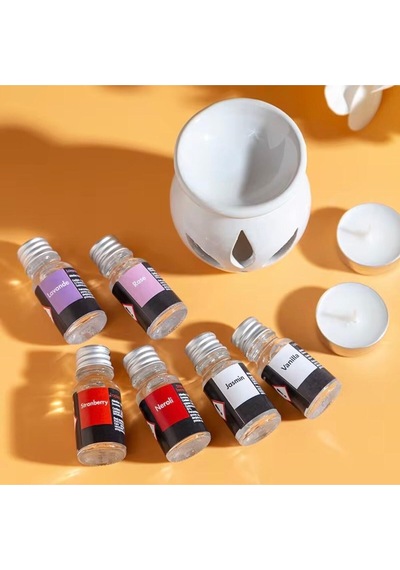 Sonx 3 Lü Aromaterapi Uçucu Yağ Seti Ve Seramik Buhurdanlık - Rahatlatıcı Oda Kokusu & Spa Deneyimi