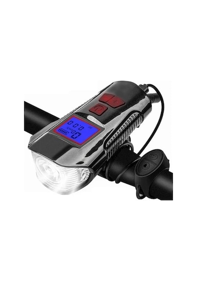 Forte Gt Xbyc 6029 Fy-317 Bisiklet Kilometre Saati Ön Lamba Usb Kırmızı Çok Renkli
