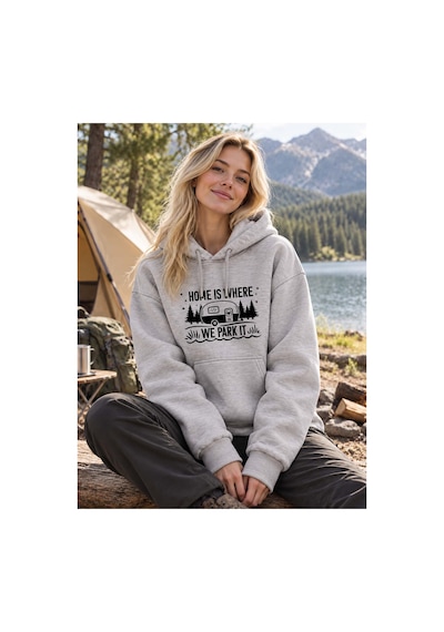 North Whiskers Karavan Ve Kamp Temalı Unisex Hoodie Home Is Where We Park It Baskılı Sweatshirt Gri - 931370481 Gri - 931370481 Gri North Whiskers Karavan Ve Kamp Temalı Unisex Hoodie Home Is Where We Park It Baskılı Sweatshirt Gri - 931370481 Gri - 931370481 Gri