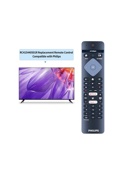 Philips Ambilight Rakuten Netflix Tuşlu Ses Komutlu  Kumandası