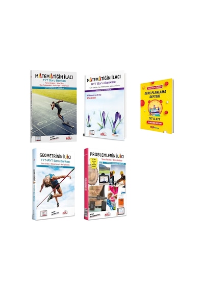 Tyt-ayt 2027 Matematik Geometri Ve Problemlerin İlacı 4lü Set Soru Bankası + Planlama Defteri