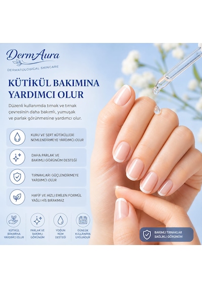 Dermaura Aloe Vera Tırnak Ve Tırnak Çevresi Bakım Serumu 10 ML