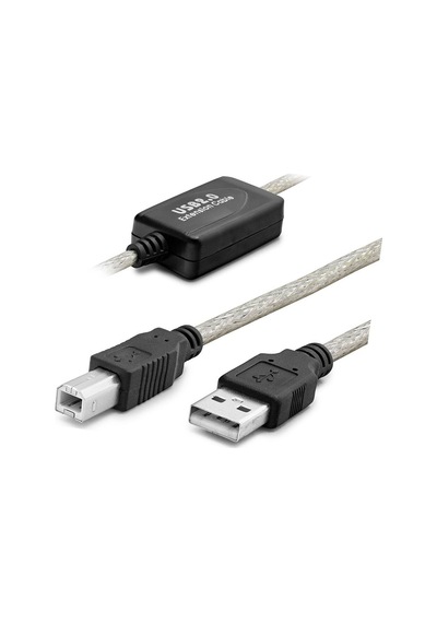 Usb Printer Kablosu 10 M - Silver Siyah Hdx7559 Evimdeyokyok