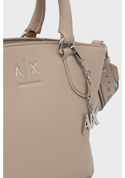 Armani Exchange Logolu Çıkarılabilir Askılı Çanta Kadın Çanta Xw003143 Af26569 U6208 Ekru