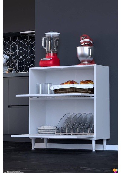 Gaye Çok Amaçlı 2 Kapaklı Dolap 80x87x32 Cm Banyo Mutfak Çocuk Odası Düzenleyici Kiler Beyaz Gaye Çok Amaçlı 2 Kapaklı Dolap 80x87x32 Cm Banyo Mutfak Çocuk Odası Düzenleyici Kiler Beyaz