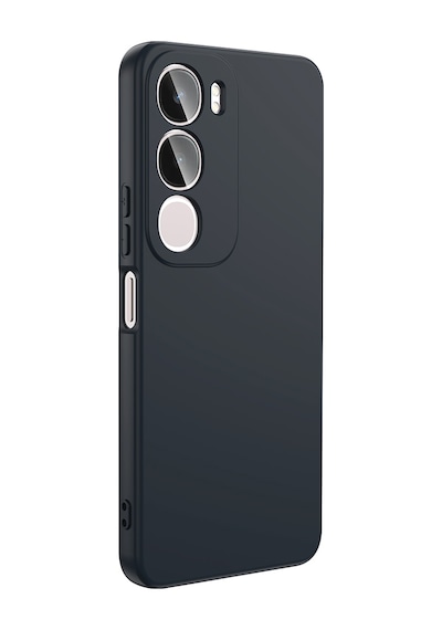 Vivo Y19s Kılıf Zore Mara Lansman Kapak Siyah