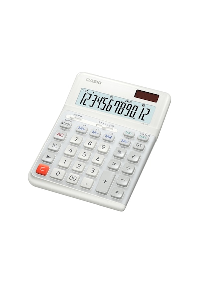 Casio DE-12E-WE 12 Haneli Masaüstü Hesap Makinesi