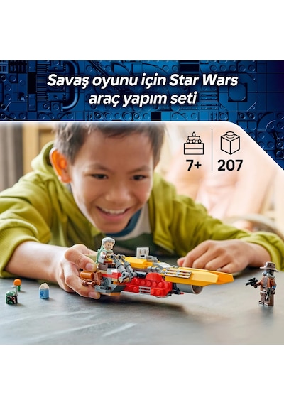 LEGO® Star Wars: The Mandalorian™ Cobb Vanth’ın Hız Motoru 75437 - 7 Yaş ve Üzeri için Minifigür İçeren Oyuncak Yapım Seti (207P)LEGO® Star Wars: The Mandalorian™ Cobb Vanth’ın Hız Motoru 75437 - 7 Yaş ve Üzeri için Minifigür İçeren Oyuncak Yapım Seti (20 LEGO® Star Wars: The Mandalorian™ Cobb Vanth’ın Hız Motoru 75437 - 7 Yaş ve Üzeri için Minifigür İçeren Oyuncak Yapım Seti (207P)LEGO® Star Wars: The Mandalorian™ Cobb Vanth’ın Hız Motoru 75437 - 7 Yaş ve Üzeri için Minifigür İçeren Oyuncak Yapım Seti (20
