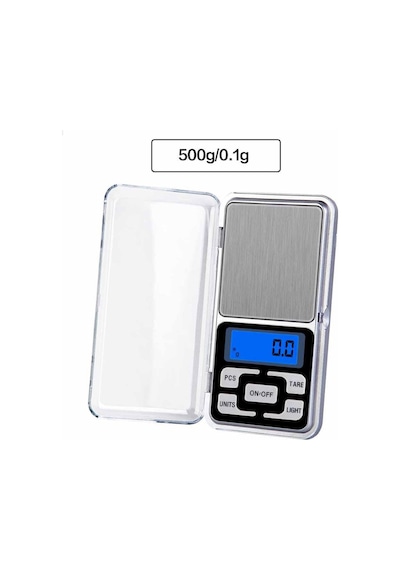 Dijital Hassas Terazi Lcd Ekranlı 0,01-500gr Kuyumcu Eczane Gümüşcü Cep Tartısı
