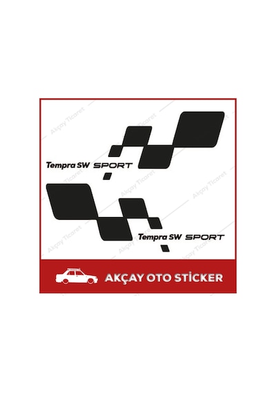 Fiat Tempra Sw Sticker Tempra Sticker Fiat Oto Sticker