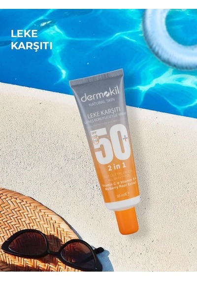 Leke Karşıtı Güneş Koruyucu Yüz Kremi 50 Ml