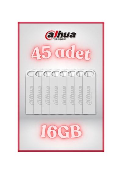 45 Adet 16gb Metal Usb Flash Bellek U106 -