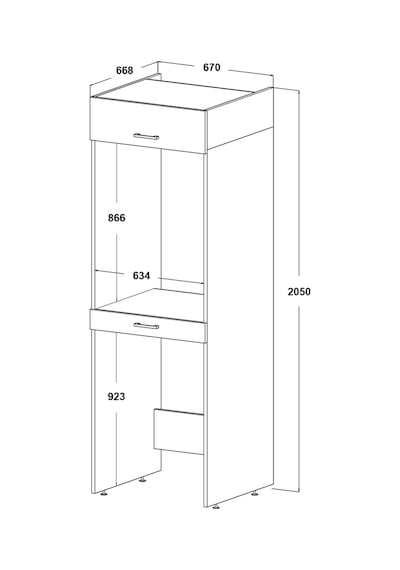 Çamaşır Ve Kurutma Makinesi Dolabı+Üst Dolabı 67X205 Cm A.Çam-Ant Atlantik Çam - Antrasit Çamaşır Ve Kurutma Makinesi Dolabı+Üst Dolabı 67X205 Cm A.Çam-Ant Atlantik Çam - Antrasit