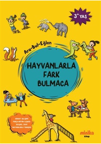 Hayvanlarla Fark Bulmaca / Ara-bul-eğlen