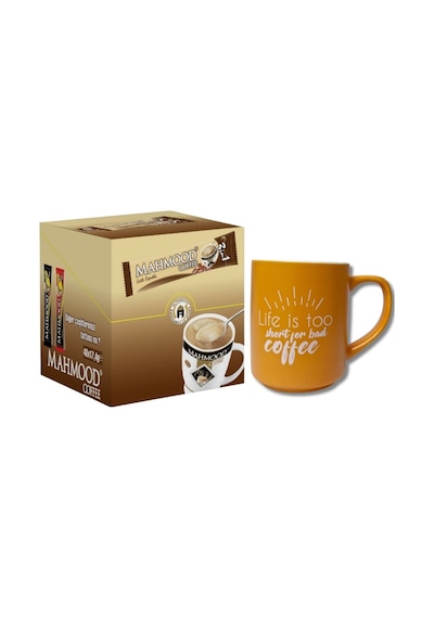 Mahmood Coffee 3ü 1 Arada Sütlü Köpüklü 48'li + Kupa Bardak