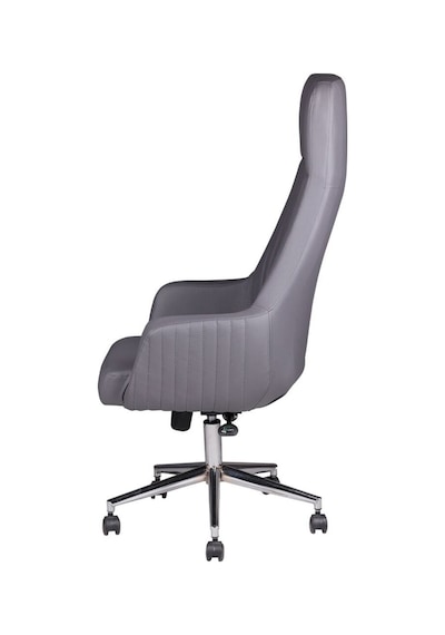 Comfort Plus Gri Deri Makam Koltuğu Gri
