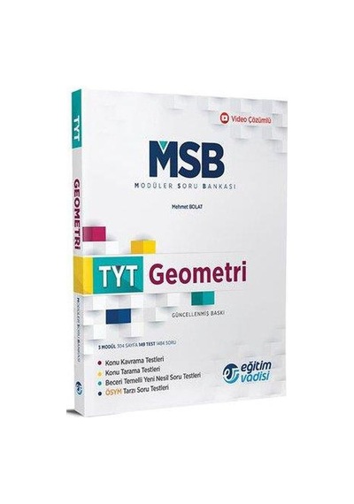 Eğitim Vadisi Yayınları Tyt Modüler Soru Bankası Geometri 2021-20