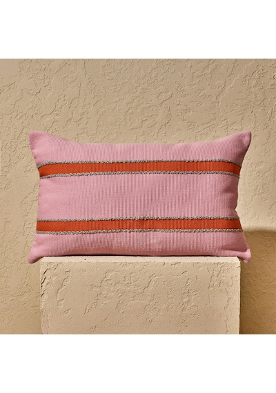Soft Polina Kırlent - Pembe - 35x55 Cm Çok Renkli