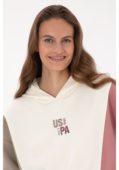 U.s. Polo Assn. Kadın Sweatshirt 50313585-vr256 İnci