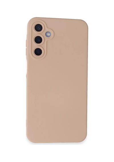 Newface Samsung Galaxy A25 5g Kılıf Nano İçi Kadife Silikon - Pudra
