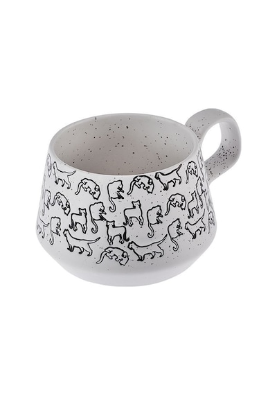 Karaca Kedi Beyaz Kupa 450 ml