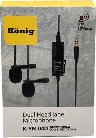 König K-Ym 04d Ikili Yaka Mikrofonu