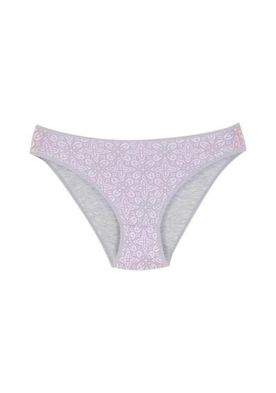 18001-3 Kadın 7'li Pinks Bikini Külot Paketi V7-penbe Mix Çok Renkli
