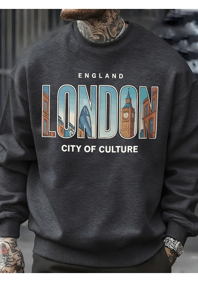 Startmore Startmorelondra Şehir Desenli Kazak Erkek Sokak Bisiklet Yaka Kazak Polar Tüm Maç Spor Giyim Hipster S Antrasit Startmore Startmorelondra Şehir Desenli Kazak Erkek Sokak Bisiklet Yaka Kazak Polar Tüm Maç Spor Giyim Hipster S Antrasit