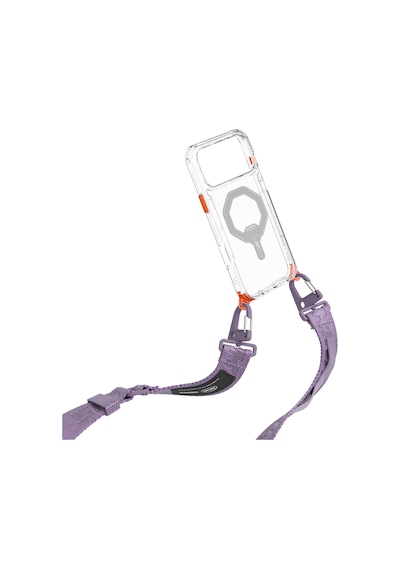 Skinarma Scout Xe Serisi Logolu Ayarlanabilir Telefon Boyun Askı Kayışı Lila