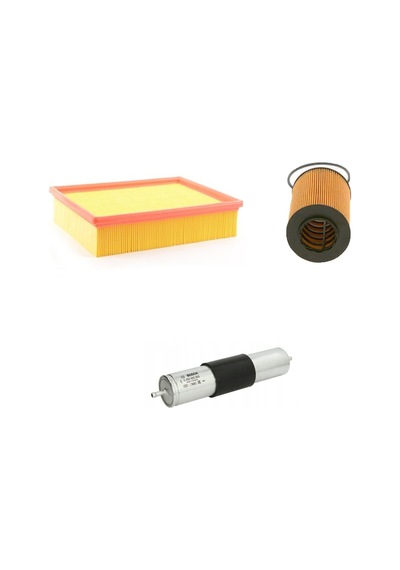 Bosch Filtre Bakım Seti Bmw 3 Serisi E46 325 İ Benzin 1998-2001 Hava + Yağ F. + Yakıt Filtre Bosch