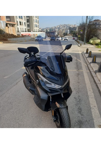 Motocam Voge Sr4 Ön Cam 2022-2026 Model 78cm Füme Renkli 4mm Uzun