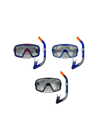 Maske Şnorkel Safari Dalış Seti Tepered Cam Diğer