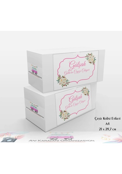 Çeyiz Kolisi Etiketi - Çk13 A4 - 21x29,7 Cm.