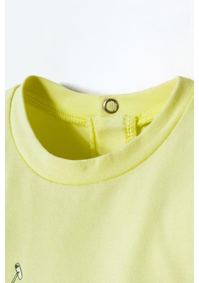 U.S. Polo Assn. Erkek Bebek 2 Li T-şhirt Takım Sarı-2355 Sarı
