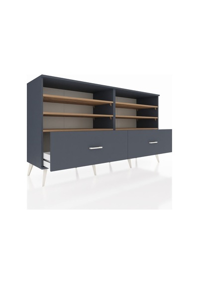 Hyperion Konsol 6 Raflı 2 Çekmeceli 176x44x99 Antrasit-çam/antra Antrasit-çam/antrasit Hyperion Konsol 6 Raflı 2 Çekmeceli 176x44x99 Antrasit-çam/antra Antrasit-çam/antrasit