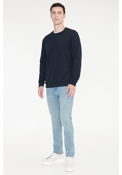 Ac&Co / Altınyıldız Classics Erkek Lacı 2 İplik Sıcak Tutan Standart Fit Normal Kesim Bisiklet Yaka Sweatshirt Lacı Lacivert Ac&Co / Altınyıldız Classics Erkek Lacı 2 İplik Sıcak Tutan Standart Fit Normal Kesim Bisiklet Yaka Sweatshirt Lacı Lacivert