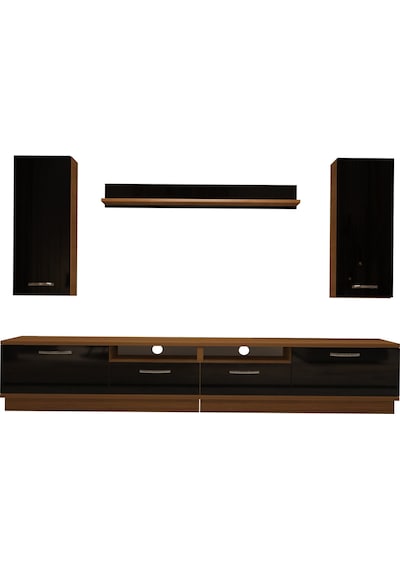 Decoraktiv Trendstyle 5220d Mdf Tv Ünitesi Tv Sehpası Ceviz - Siyah