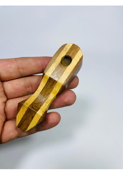 Ahşap Bambu Minik Ceplik Pipo //10cm