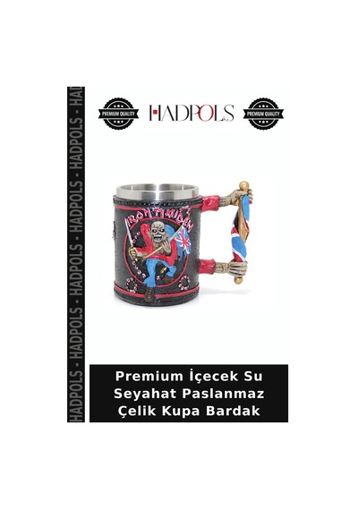 Premium İçecek Su Seyahat Paslanmaz Çelik Kupa Bardak