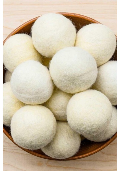 Organik Keçe Yün 3 Adet Xl Çamaşır Kurutma Topu, Çamaşır Yumuşatıcı 6kg Kurutma Makinası İçin Tr Diğer