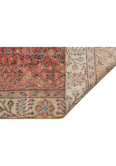 Rengarenk Eskitme El Dokuma Halı 160 275 Cm 9893 Kırmızı