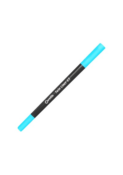 Caretta 65-06 Çift Uçlu Keçeli Kalem 0.4-1 MM Turkuaz