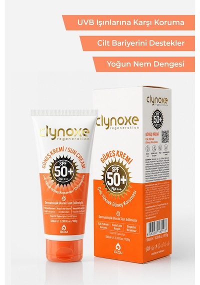 Clynoxe Çok Yüksek Korumalı Yaşlanma Karşıtı Güneş Kremi 100 Ml