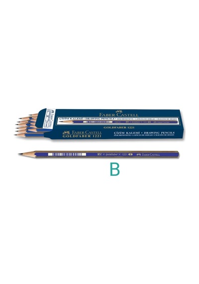 Faber Castell Dereceli Kurşun Kalem B 12 Adetli Kutu