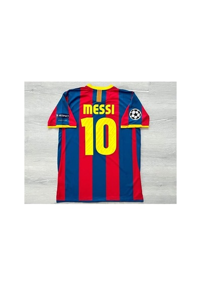 Lionel Messi 2010-11 Sezonu Barcelona Nostalji Yetişkin Forması Ö Lacivert