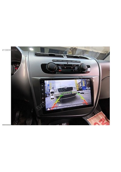 Seat Leon 2005-12 9" Uyumlu Androıd Multimedya Gerçek 2/32 Kablosuz Carplay Geri Görüş Kameralı 9"