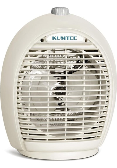 2000 W Fanlı Isıtıcı Krem Elektrikli Soba