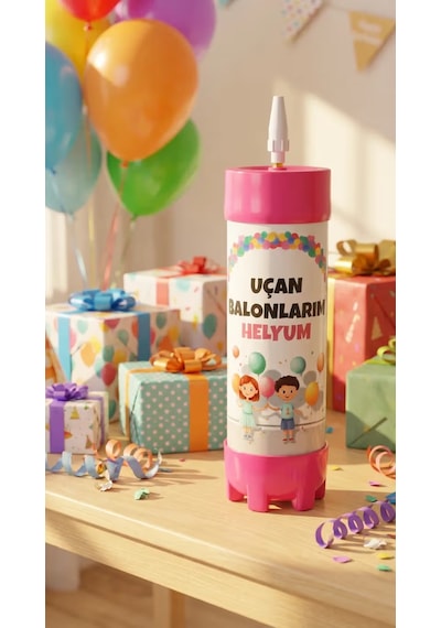 2.2 Kg Helyum Gazı - Uçan Balon Şişirme Gazı - Ses Değiştirme - Kullan At Tüp Şeffaf